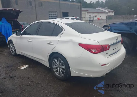 2014 Infiniti Q50 Premium из США, поврежденный, VIN JN1BV7AR7EM707308